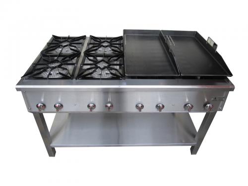 TIPO 46: ESTUFA INDUSTRIAL CON DOBLE PLANCHA